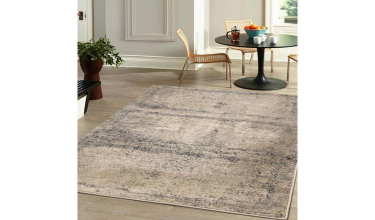 Mega Flooring Grey Modern Abstract Rug - 120 x 170cm