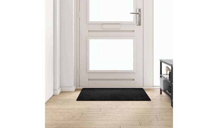 Walplus Polypropylene Carpet Runner - Black - 100 x 100 cm