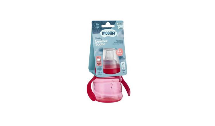 Mooma Kindy Learner Bottle 200 ml - Red