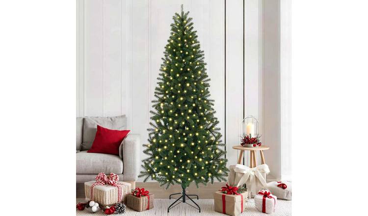 Walplus 300 LED Bulb Lights Artificial Christmas Tree - Green - 210 cm
