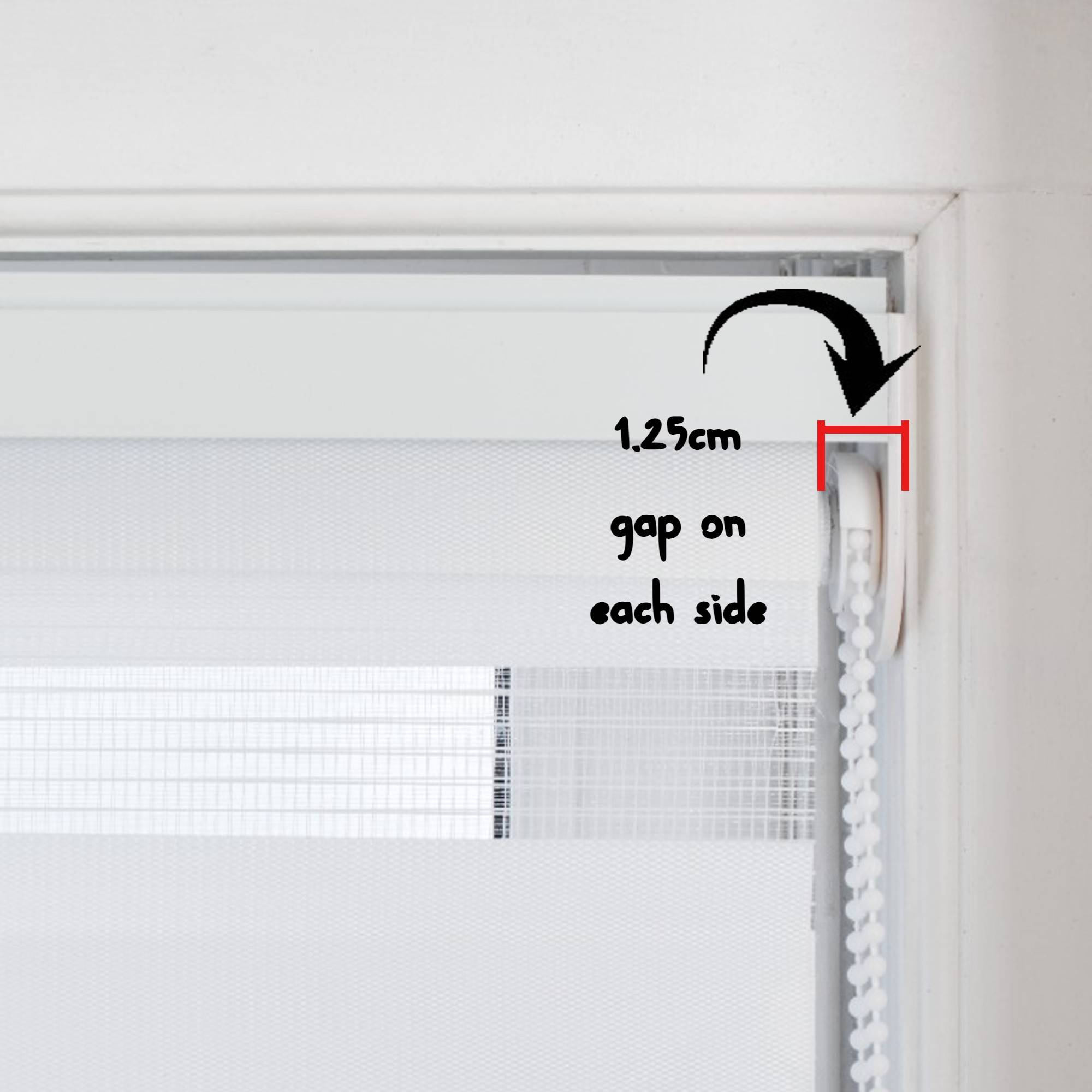Furnished Black Day and Night Roller Blind - 225cm x 210cm - Image 6
