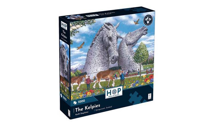 The House of Puzzles The Kelpies 1000 Piece Jigsaw Puzzle