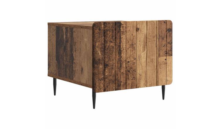 Walplus Engineered Wood Coffee Table - Old wood - 49 x 50 x 42 cm