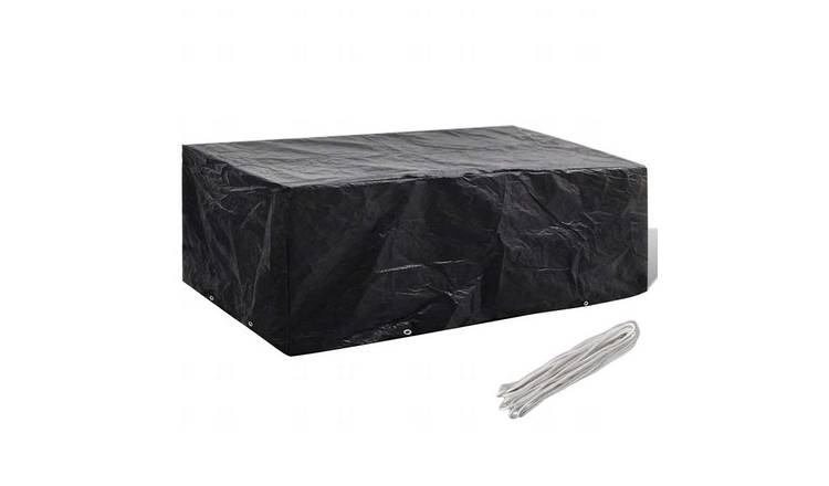Walplus Aluminium Garden Furniture Cover - Black - 200 x 160 x 70 cm
