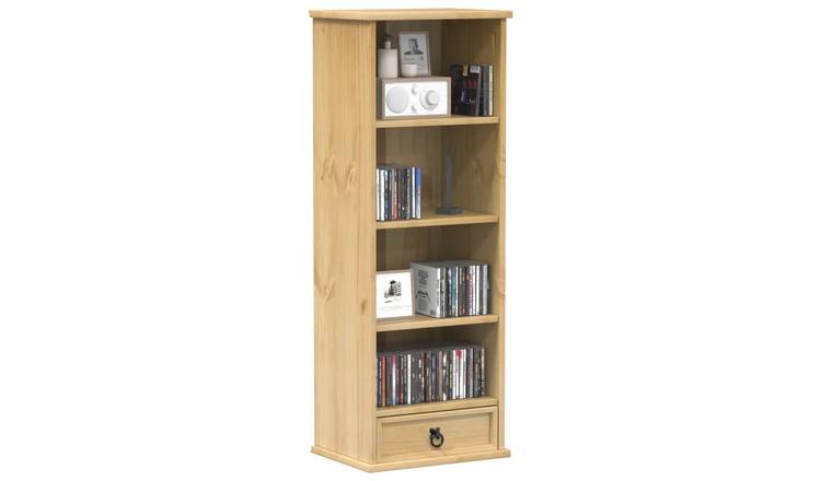 Walplus Solid Pine Storage Cabinet - Brown - 40 x 30 x 110 cm
