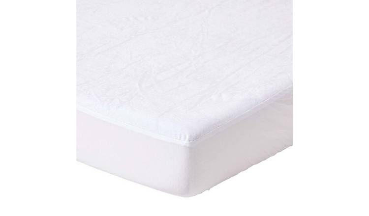 Homescapes Waterproof Terry Towelling Mattress Protector - Single