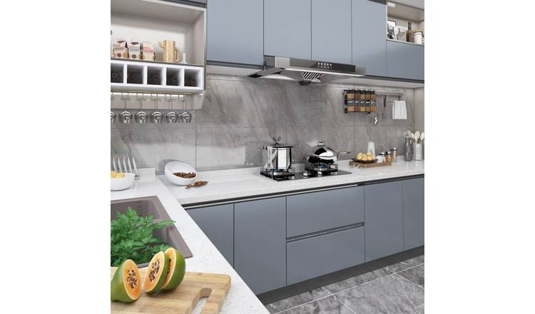 Walplus PVC Self-adhesive Furniture Film - Grey - 500 x 90 cm