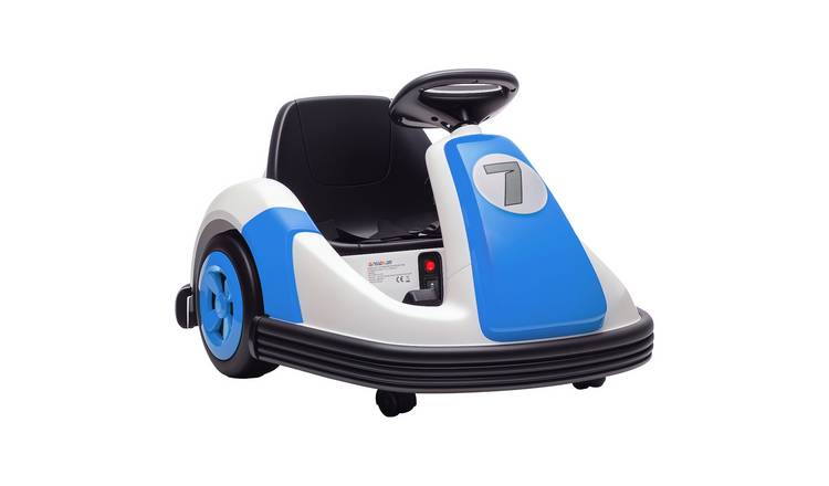 AIYAPLAY 6V Ages 3 to 8 Years 360 Degree Spin Music Kids Bumper Car - Blue