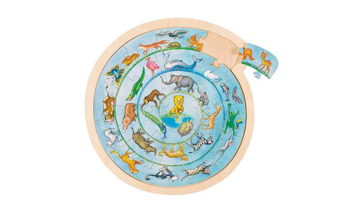 Goki Animal Kingdom 27 Piece Circle Puzzle