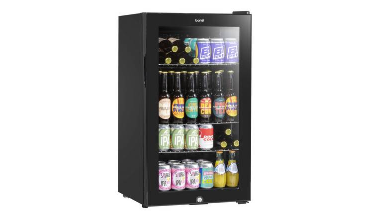 Baridi 85L Undercounter Drinks Fridge - Black