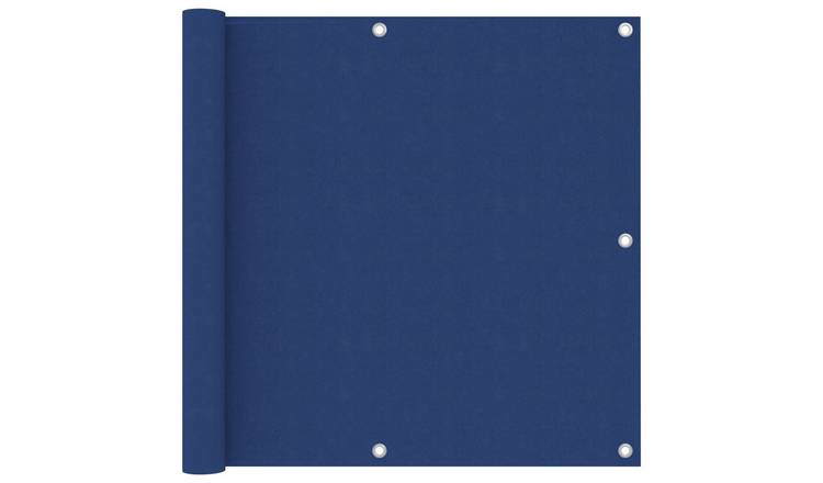 Walplus Polyester Oxford Balcony Screen - Blue - 90 x 300 cm
