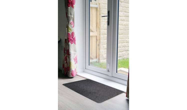 Groundsman Dirt Guard Cotton Plain Door Mat - Anthracite
