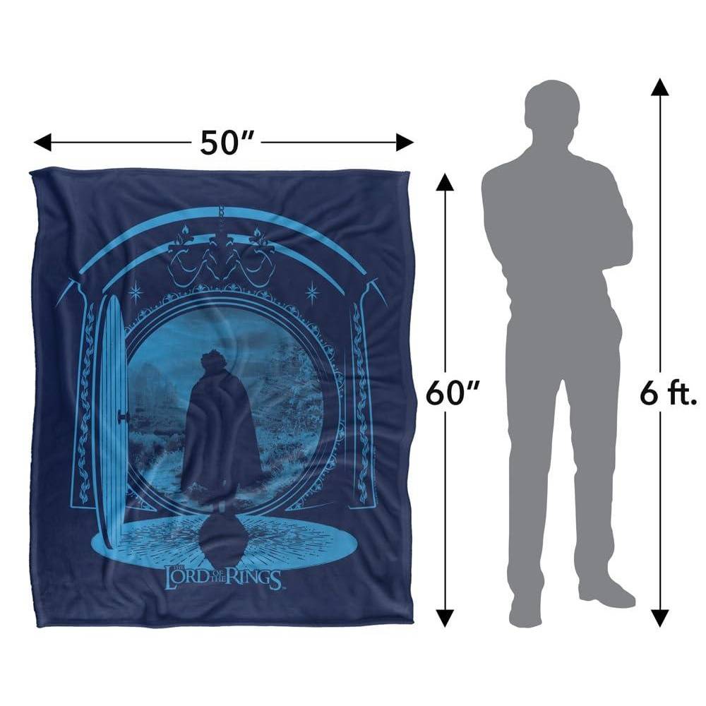 The Lord Of The Rings Frodo Shire Door Blanket - 147cm x 91cm - Image 4