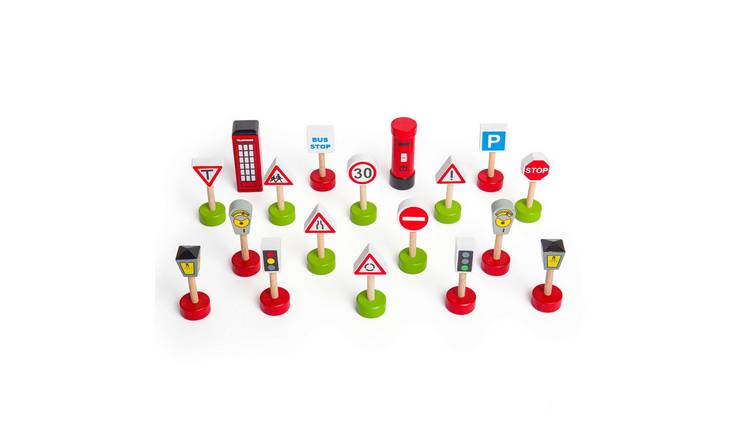 Bigjigs Rail Signs Pack - 3 Years +