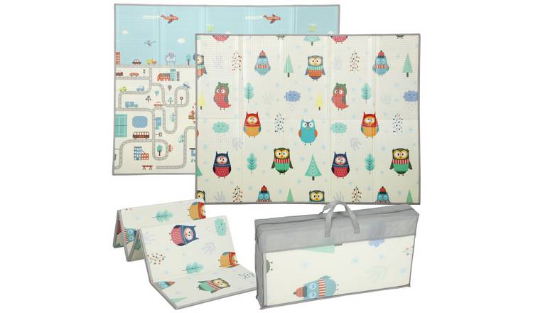 AIYAPLAY 18 Months Plus Foldable Waterproof Baby Play Mat - Multicoloured