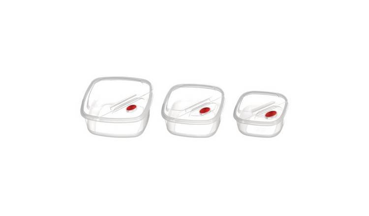Orsina Kuda Plastic Storage Containers Set – Clear