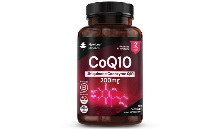 New Leaf Ubiquinone Coenzyme Q10 200mg - 120 Capsules