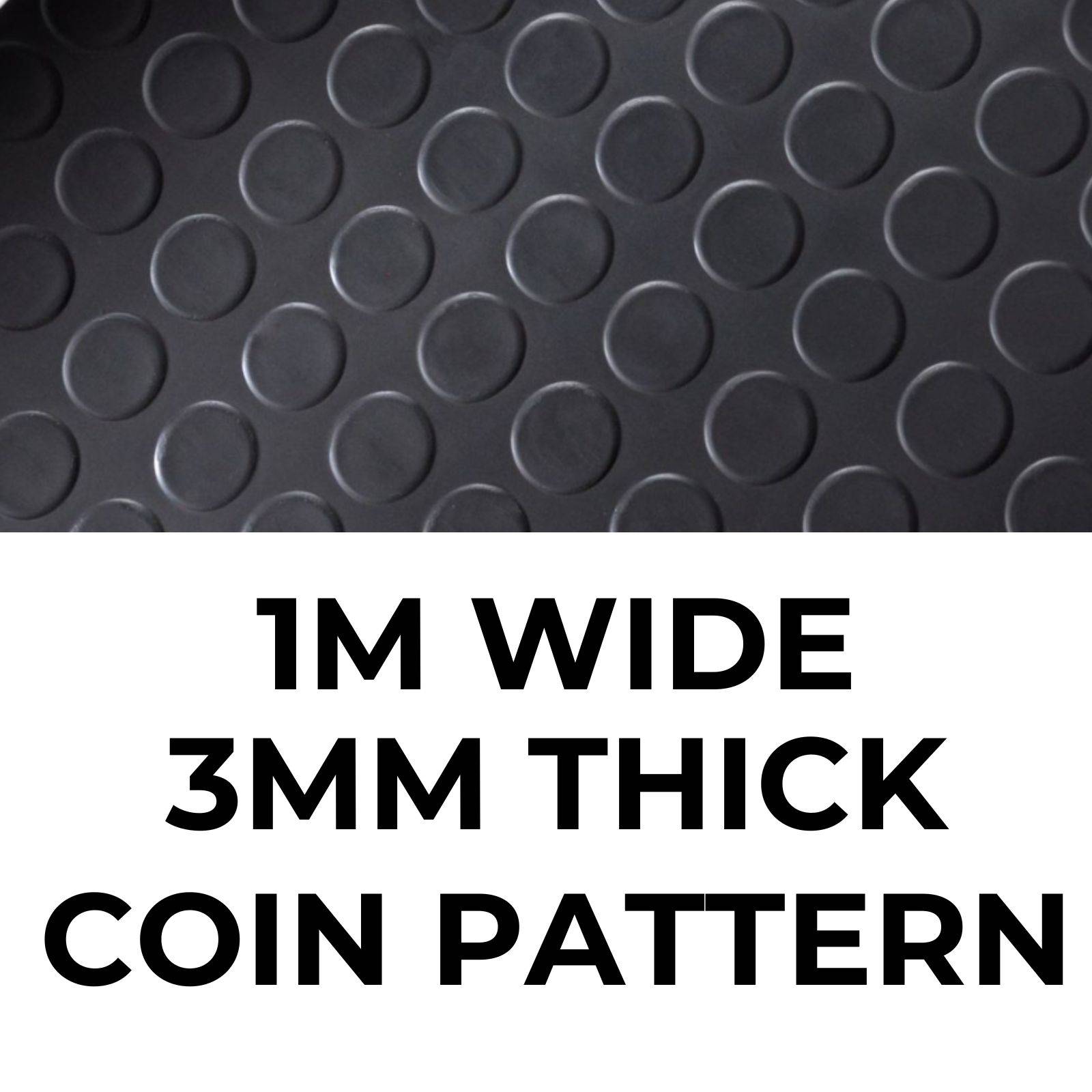 Ark Mat 3mm Thick Coin Rubber Roll - 1m x 6m - Image 2