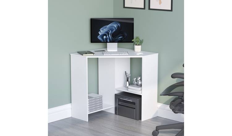 Vida Designs Hetton Corner Computer Desk - White