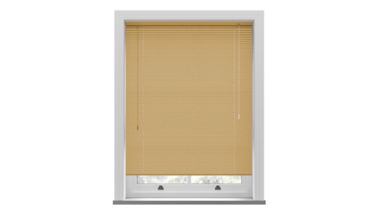 New Edge Blinds Natural PVC Venetian Blind 25mm Slats - 60cm x 152cm