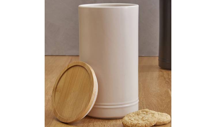 Orsina Fenwick Large Stoneware Canister – Cream