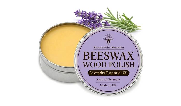 Rhoose Point Remedies Beeswax Polish for Wood & Furniture with Lavender - 100ml