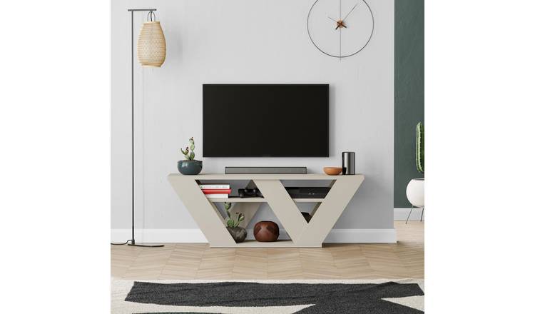 Decortie Pipralla Particleboard TV Stand - Sand