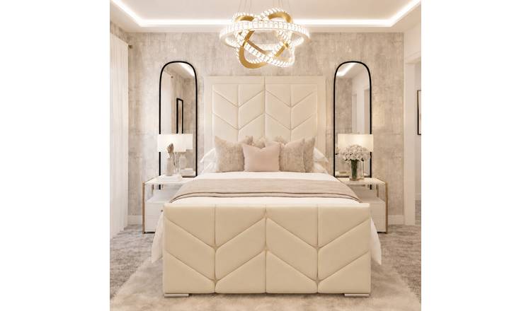 Bed Choices Sydney Single Premium Ottoman Bed Frame - Beige