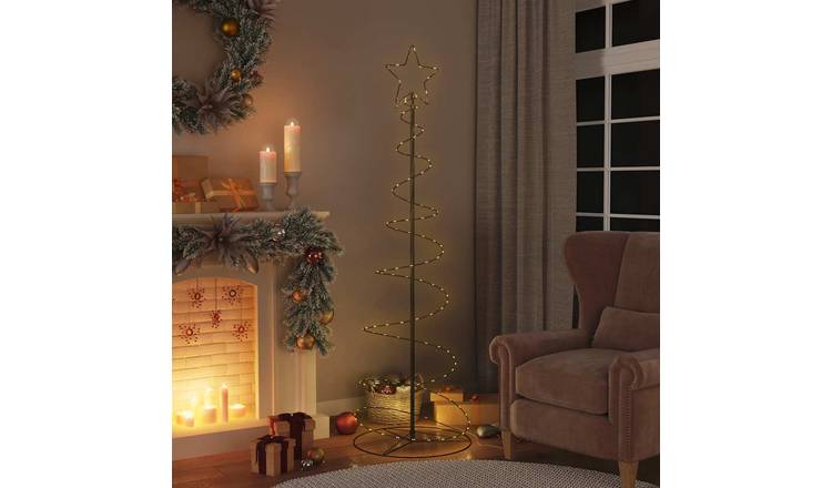 Walplus LED Christmas Tree 120 LEDs Warm - Black - 180 cm