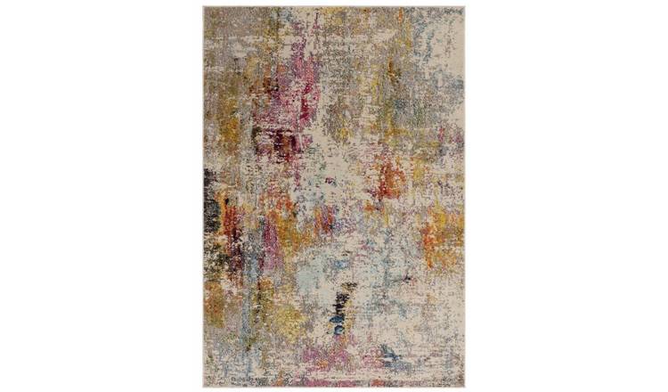 Mega Flooring Multi Modern Abstract Rug - 80 x 150cm