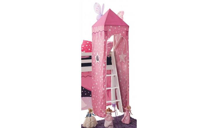 Noa & Nani Kids Cabin Bed Tower Accessory in Show Time Design - Pink