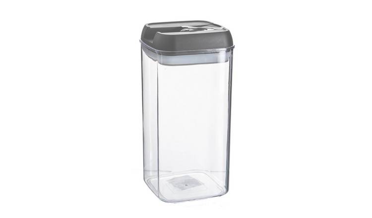 Argon Tableware Flip Lock Plastic Food Storage Container - Grey