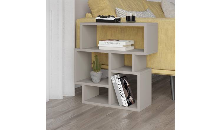 Decortie Karma Particleboard 5-Compartment Side Table - Sand