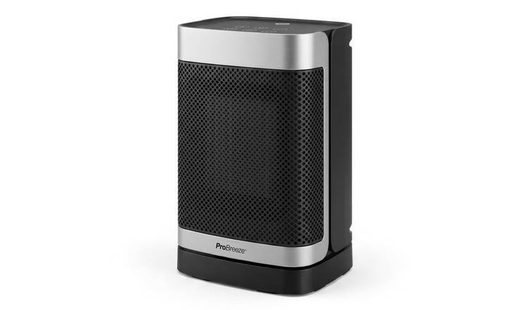 Pro Breeze 1500W Ceramic Fan Heater - Black