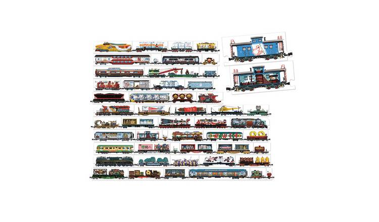 Banana Panda Mix and Match Trains Kids Jigsaw Puzzles - 5y+