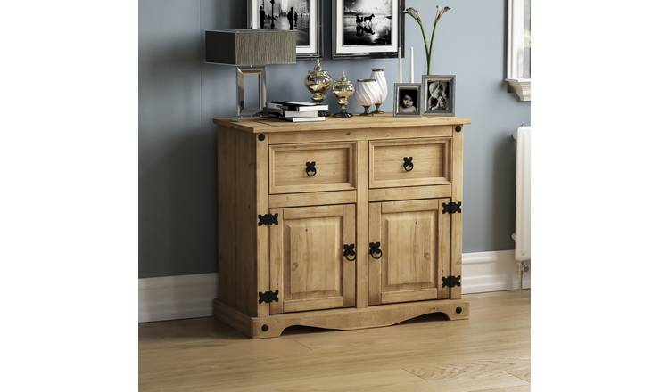 Vida Designs Corona 2 Door 2 Drawer Sideboard - Pine