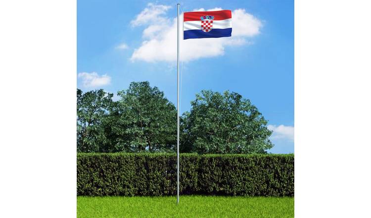 Walplus Polyester Croatia Flag - Multicolour - 90 x 150 cm