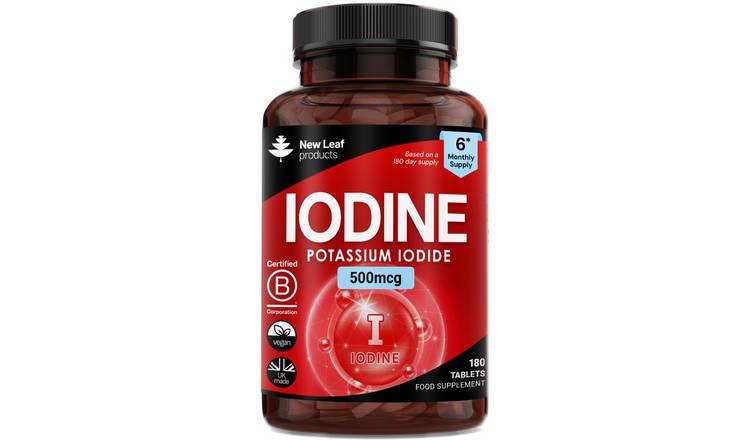 New Leaf Iodine Potassium Iodine 500mcg - 180 Tablets