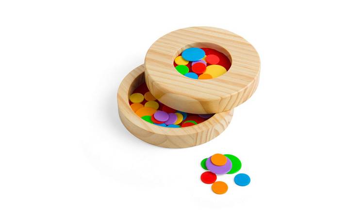 Bigjigs Toys Wooden Tiddly Winks - 3 Years +