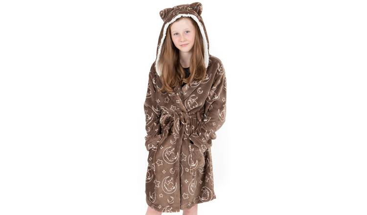 Pusheen Pusheen The Cat Kids Girls Bathrobe 9-10 Years - Brown