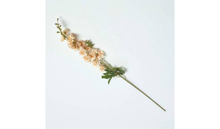 Homescapes Silk-like Polyester Artificial Flower Stem - Orange