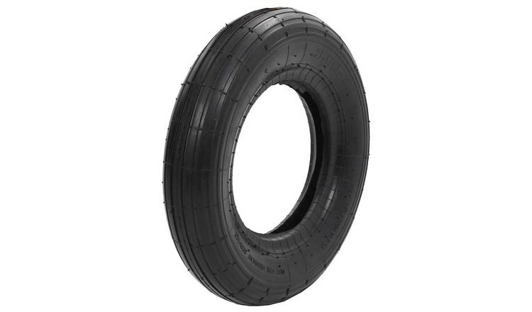 Walplus Tyre Rubber 3.50-8 Heavy Weight Endurance Tyre Circular - Black
