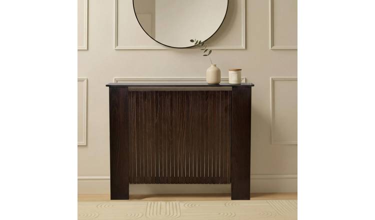 OHS Ribbed Radiator Cover - Dark Brown - Medium