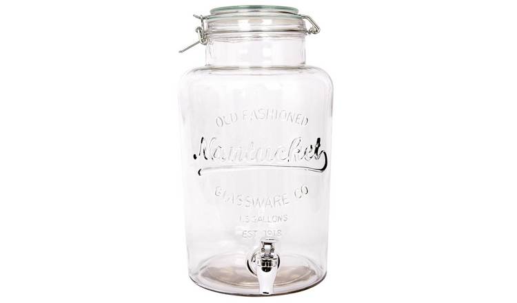 Rink Drink Glass Drinks Dispenser with Tap