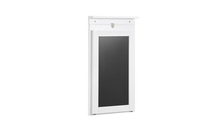 SoBuy 1  Chalkboard Wall-mounted Drop-leaf Table - White