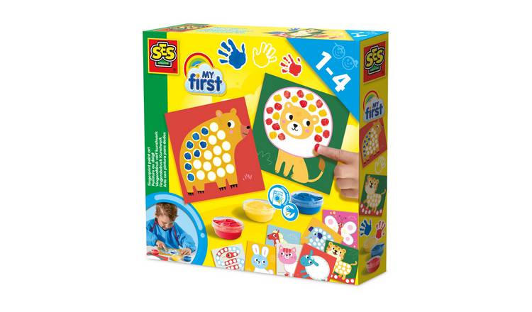 SES Creative My First Finger Paint 3 Piece Craft Set