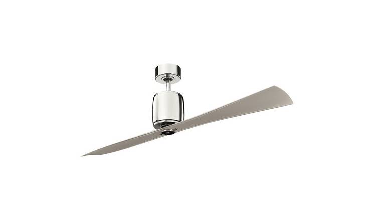 Elstead Ferron Ceiling Fan - Polished Nickel