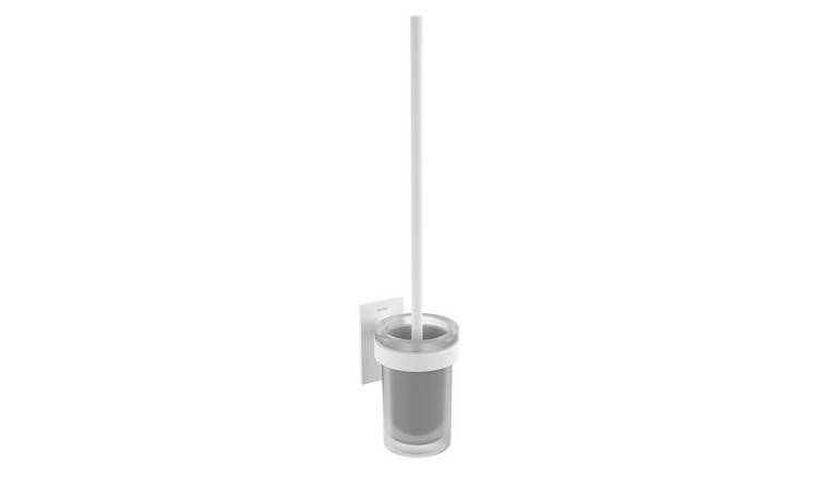 Cosmic Stick Toilet Brush & Holder - Matt White