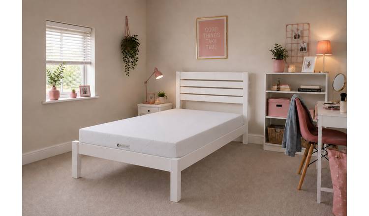 DS Living Children's 12cm Memory Foam Mattress, Washable Cover - Super King