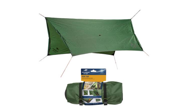 Buy Amazonas Wing Waterproof Hammock Tarp - Green | Hammocks and